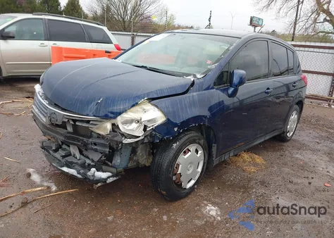 2007 Nissan Versa 1.8S from USA, damaged, VIN 3N1BC13EX7L437128